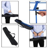 Soporte De Música Plegable Con Bandolera Ajustable En Acero Inoxidable Para Instrumentos Musicales Accesorio De Escritorio - details 6