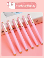 Lápices De Gel Neutrales WQN 0.7mm Pack De 1/5/7pcs Rosa Mate Para Dibujar Y Escritura Suministros Escolares Y De Oficina - details 8