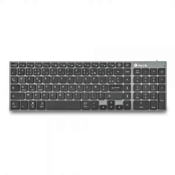 Teclado NGS Fortune-bt Bluetooth USB Inalámbrico - Layout Francés - Silencioso - 1