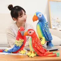 Juguete De Peluche Realista De Cacatúa Para Niñas Y Bebés Regalo De Cumpleaños Suave Simulación De Pájaro Kawaii 50/70cm - details 8