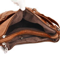 Mochila Vintage De Cuero Sintético Para Mujer Diseñadora 3 En 1 2024 Bolso De Escuela Viaje Mochila Para Damas - details 20