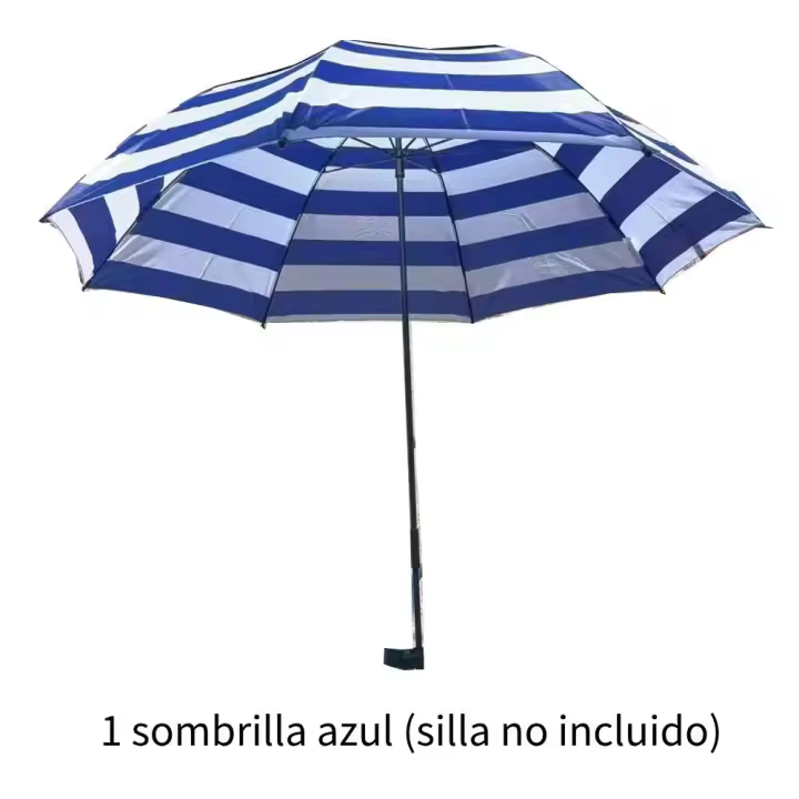 Sombrilla con pinza para silla de playa, Φ 60cm Sombrilla para silla de playa Reclinable, 60 cm, con pinza ajustable, parasol para silla - 1