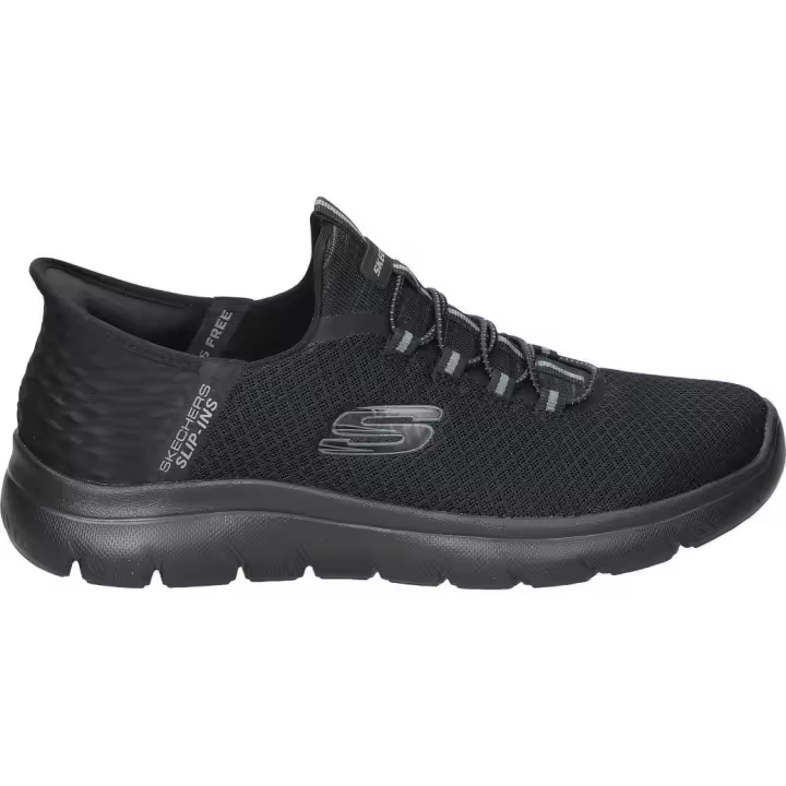 SKECHERS | Deportivas Skechers Slip-ins Summits High Range para Hombre – Zapatilla en Color Negro – Sneaker Sin Cierre – Slip Ins – Fácil de Poner y Quitar Sin Manos – Estilo Casual – Cómodas – Modelo 232457-BKK - 1