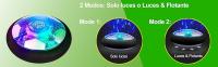 3in1 Flotante Fútbol Hockey Pelotas Juego de Juguetes para Niños Luz de LED Estrella Noche USB Recargable Aire Flotar Interior Juegos Deportivos al Libre 2 Goles EVA Bumper Regalo para 6-16 Niñ - details 2