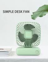 Ventilador pequeño de escritorio para el hogar y la Oficina, miniventilador portátil de tres velocidades con Usb, silencioso y Simple, ideal para el verano - details 2