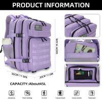 Mochila Táctica Grande 45L 3P Para Senderismo Y Camping Bolsa De Deporte Al Aire Libre Impermeable Rucksack De Escalada - details 60