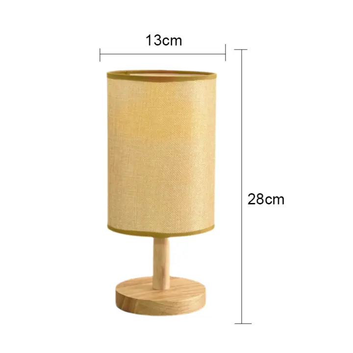 Lámpara de mesa LED estilo chino luz decorativa nocturna USB dimmer con sombrilla de tela iluminación para dormitorio lámpara de noche - 1