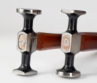 Martillo De Cuero WUTA De Cuero Y Acero Carbono Doble Cabeza Para Trabajar El Cuero Herramienta Profesional Para Chispa Y Perfeccionamiento - details 1