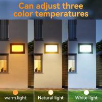 Floodlight LED Impermeable Para Exteriores Con Multiple Potencia 3CCT Luz De Jardín Familiar Piscina Garage Puerta Cabeza De Faro Moderno - details 0