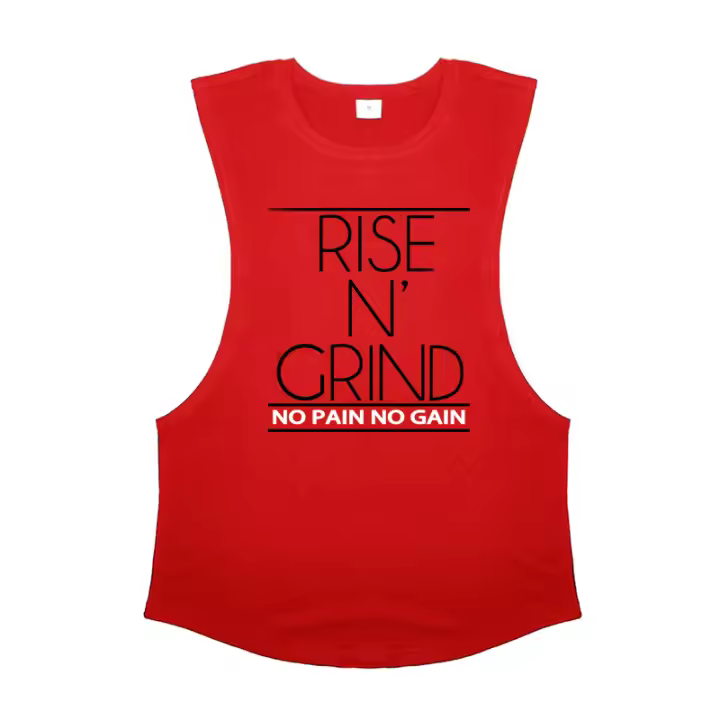 New Bodybuilding Stringer Tops Man Cotton Breathable Gym Sleeveless Shirt Men Fitness Vest Singlet Sportswear Workout Tanktop - 1