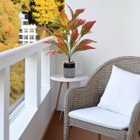 Arbol De Madera Simulada Grande Cambio De Color 70CM Artificial Plantas Con Flores Elegantes Arreglo Floral Para El Hogar Decoración De Escritorio - details 5