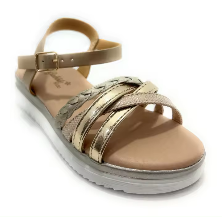 SANDALIAS NIñA VESTIR TIRAS HEBILLA - 1