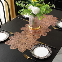 Mantel Individual De PVC Dorado Zijinhua Con Diseño De Encaje Y Almohadilla De Comedor Lujo Ligero Resistente a Altas Temperaturas - details 5