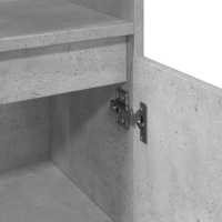 vidaXL Armario de baño madera contrachapada gris hormigón 30x30x100 cm - details 5