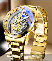 Reloj De Negocios Para Hombre Lujo Plata Acero Inoxidable Reloj De Cuarzo Luminoso Cronógrafo Resistente Al Choque Reloj De Pulsera Casual - details 0