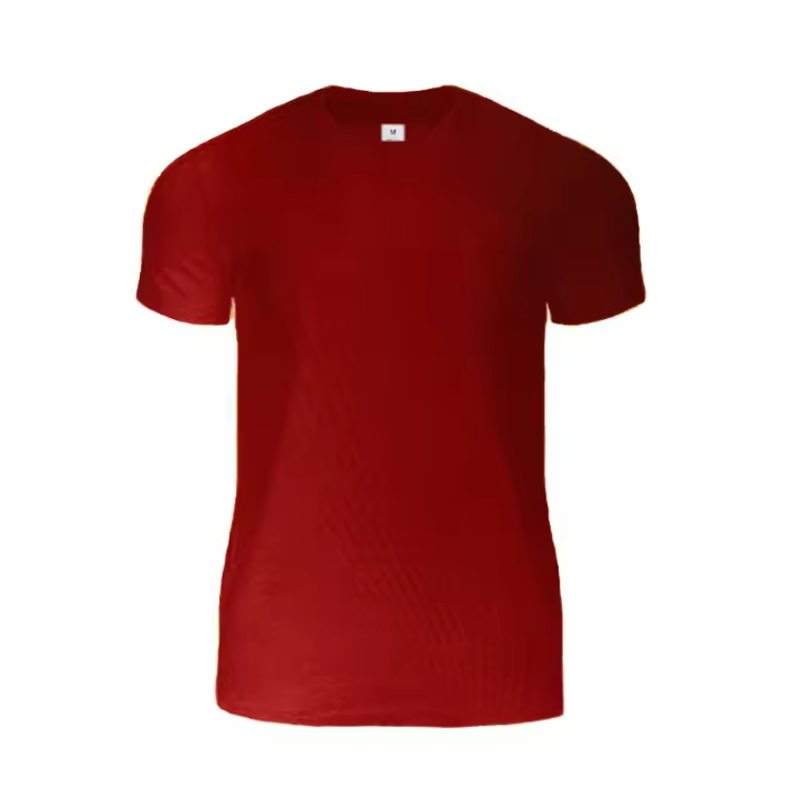 Camiseta De Verano Para Hombre Con Cuello En V Y Manga Corta Moda Ajustada Deporte Casual Ropa De Gimnasio Fitness - 1