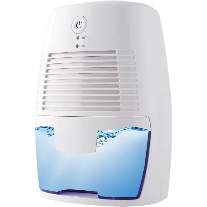Deshumidificador, pequeño Deshumidificador doméstico portátil, mini Deshumidificador silencioso y de ahorro de energía equipado con función de cierre automático, Deshumidificador adecuado para dormitorios, baños, cocinas, oficinas - 1