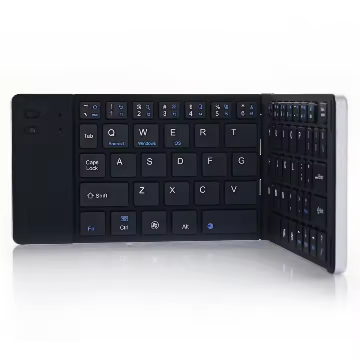DAM Teclado plegable 228. Compatible con Windows, IOS y Android. Ultrafino. 29,5x8,5x0,5 Cm. - 1