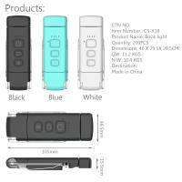 Nueva luz de lectura con clip para libro, luz nocturna con carga USB, lámpara de mesa con clip portátil, protección para los ojos, mini luz LED para libro con tarjeta - details 14