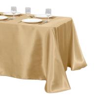 Mantel De Seda Para Celebraciones Mantel Redondo Y Rectangular Para Bodas Restaurante Cumpleaños Banquete Decoración De Mesa Resistente Al Agua Y Aceite - details 6