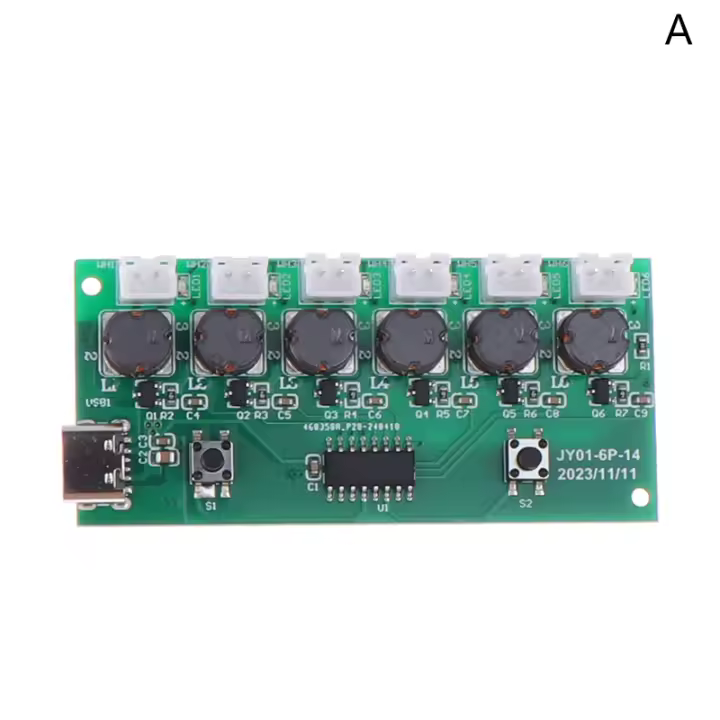 Kit De Módulo Humidificador DIY Placa De Control Neumático Ultrasonido Placa De Circuito Para Mist Driver 6 Boquillas - 1