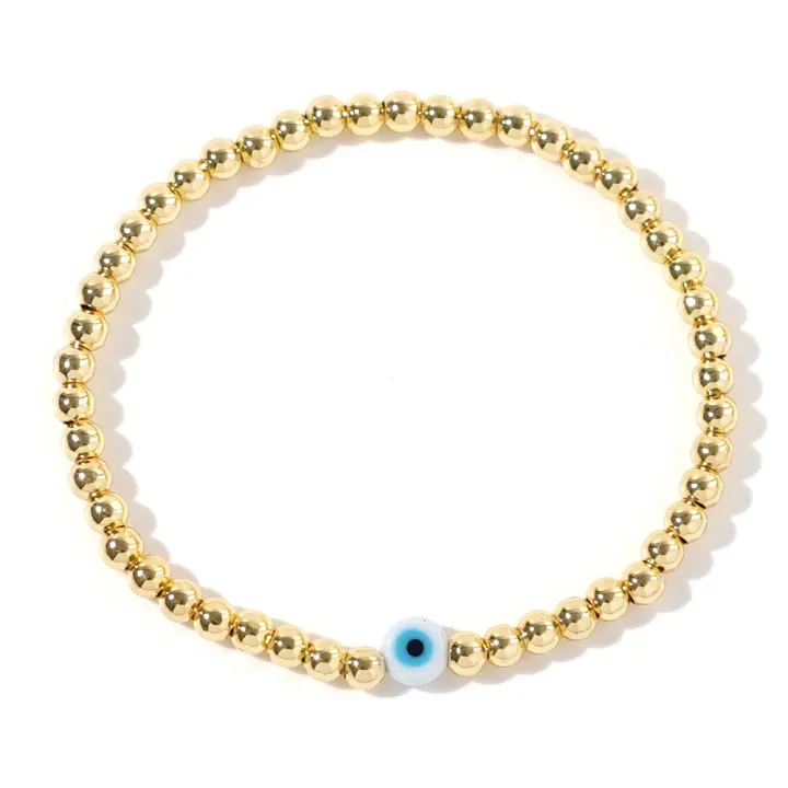 Pulsera De Mujer Estilo Bohemio Hecha a Mano Con Cuentas De Cobre Y Piedra De Hierro Temática De Playa Moda De Verano - 1