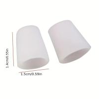 Protector De Dedos De Silicona Anti-Abrazeo Y Anti-Dolor Separador De Dedos Pálido Para Uso Diario Un Paquete Por Pie - details 7