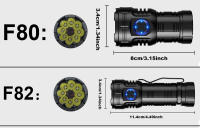 Linterna Portátil Recargable USB Con 8 * XPG Bolas Luz LED De Alta Potencia Con Imán En La Punta Y Clip Torcha Impermeable Mini Lámpara De Iluminación - details 0