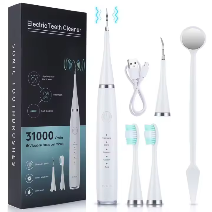 Irrigador Dental, Irrigador Bucal, Irrigador Bucal Portatil, with 4 Boquillas Limpieza DE LOS Dientes Bucal de Paseo Oral Limpieza Completa de tu Boca de 3 Intensidades Envio - 1