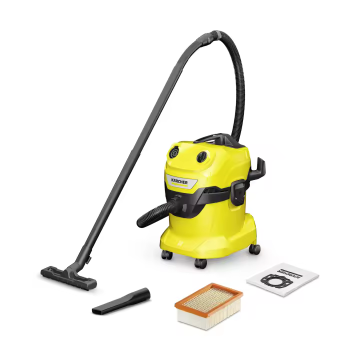 Kärcher - Aspiradora para suciedad sólida y líquida WD 4 V-20/5/22, Aspiradora para suciedad sólida y líquida - 1.628-209.0 - 1