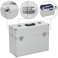 vidaXL Caja de herramientas aluminio plateado 47x36x20 cm - details 4