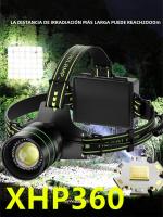 Linterna Frontal LED XHP360 36-CORE Más Potente Con Carga Type-C Y Inducción De Onda SOS Para Camping Pesca - details 1