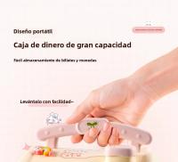 Caja De Ahorro Para Niños En Forma De Casa Capacidad Grande Plástico Creativo Dibujos Animados Caja De Dinero Pequeña Para Niños - details 7