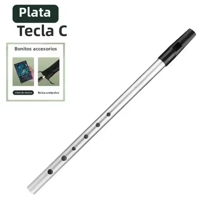Flauta Irlandesa Auténtica Miwayer Con 6 Agujeros Clave C/D Perfecta Para La Música Tradicional Irlandesa Instrumento Musical - 1