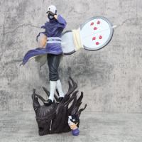 Figura De Acción Naruto 27cm Uchiha Obito Akatsuki Interchangeable Cabezas Juguete Coleccionable Para Niños Y Adultos - details 18