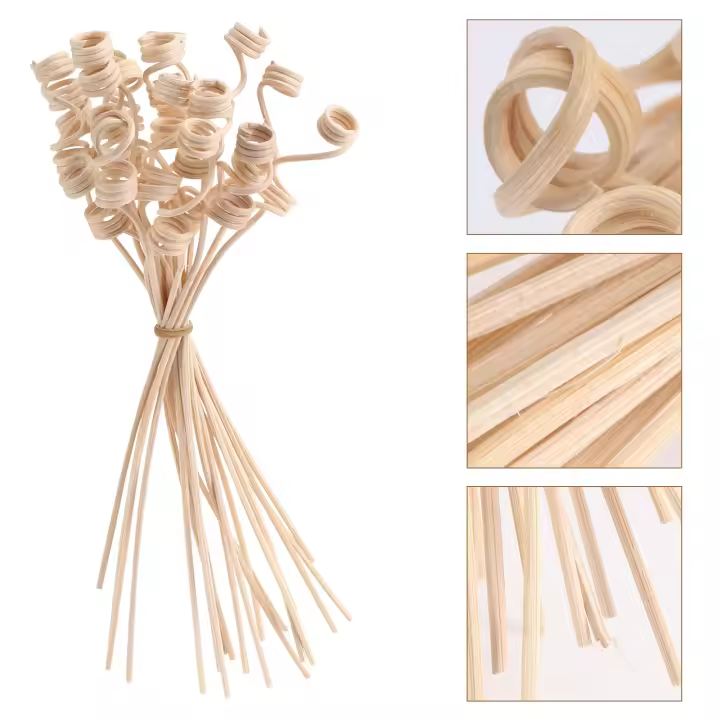 20 Pcs De Varillas De Aromaterapia Para Disipador De Aceites Esenciales Herramienta De Madera Para El Hogar Accesorio De Difusor De Fragancia - 1
