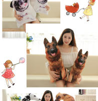 Cojín De Perro Divertido Y Realista 3D Curvado 50cm Relleno De Memoria Poliéster/Celulosa Decoración Para Sofá Juguete De Cabeza De Perro Para El Hogar - details 11