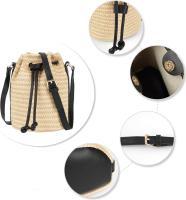 Pequeño con Cordón y vestido de Paja, Bolso de Playa de Verano - details 1