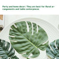 60Pcs Hojas De Palma Tropicales Artificiales Para Fiesta Hawaiian Luau Verano Decoración De Selva Tema De Fiesta Boda Cumpleaños Decoración De Mesa Para Hogar - details 5