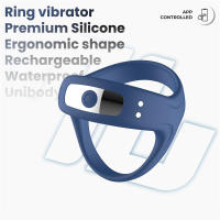 INTOYOU APP SERIES Rank Anillo Pene Vibrador todos tamaños con App Color Azul Juguetes sexuales - details 0