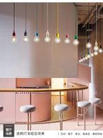 Iluminación Creativa De Cristal Para Sala De Estar Y Dormitorio Moderno Simple Chandelier Duplex Edificio Villa Luz Pendente Metálica AC 90-260V - details 10