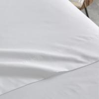 Juego de Sabanas Blancas Hostelería 100% Algodón Natural,144 hilos, No Hace Bolitas, Para Camas de 90, 105, 135, 150 y 150 con 2 Almohadas - details 2