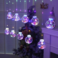 Curtain Light String LED Fairy Christmas Wish Ball Garland Lamp for Home Room Party Decoration Holiday Navidad Wedding - details 0