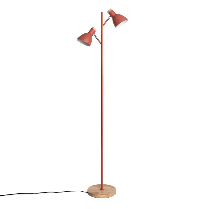 Ledkia Lámpara de Pie Metal Luxo Terracota - 1
