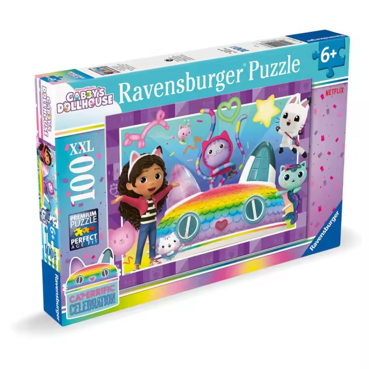 RAVENSBURGER PUZZLE 100 PIEZAS XXL GABBY S DOLLHOUSE 100 PIEZAS. 23x33x3 Cms. - 1