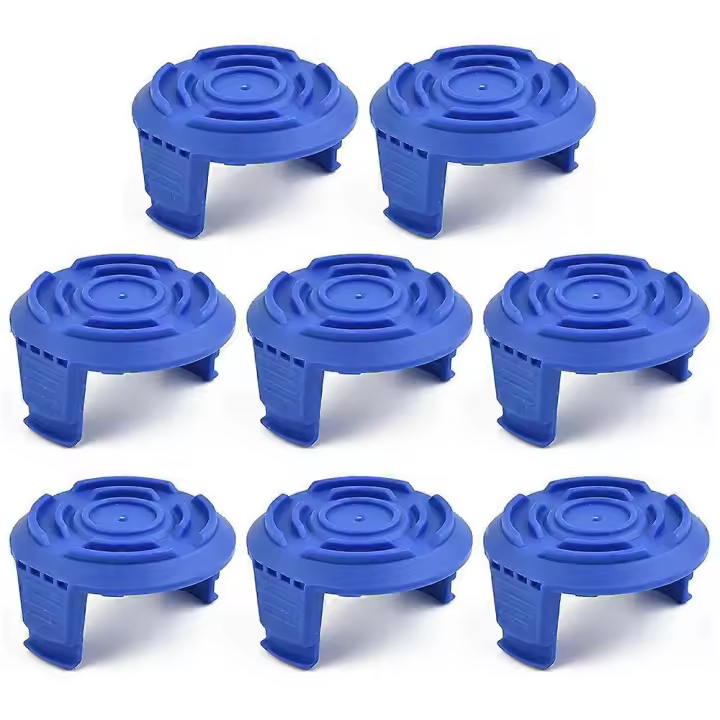 8PCS Spool Caps TLW-01-1 para Spear & Jackson/Mac Allister/Qualcast/Worx Cortacésped - 1