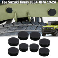Tubo De Acero Inoxidable Para Suzuki Jimny Serria JB64 JB74 2019-2024 Cubierta De Agujero Impermeable ABS Negra 8 Piezas - details 1