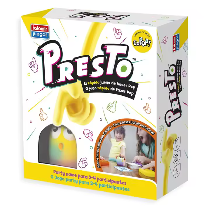 Juego Presto. Date prisa en hacer Pop a las burbujas!. (Falomir 34027) - 1