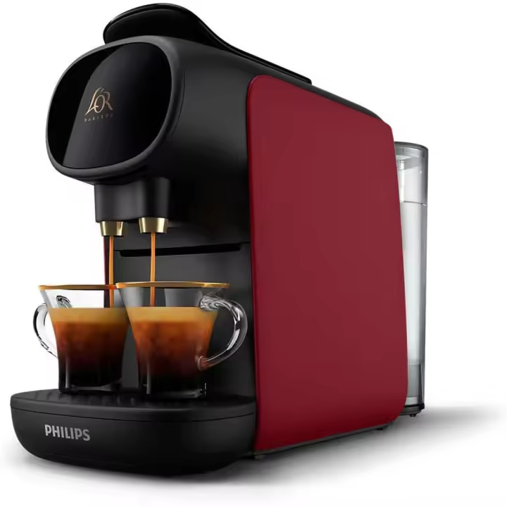 Philips Home Appliances - Philips L'Or Barista Sublime Cafetera Express de Cápsulas, Máquina de Café, Incluye 50 Cápsulas, Reconocimiento de Cápsula Doble,  1 o 2 Tazas, Bandeja de Goteo Ajustable, Color: Dorado Champan o Rojo - 1