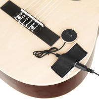 Recogedor De Sonido Para Guitarra Acústica Sensibilidad Alta Con Velcro Accesorios Para Violín Y Instrumentos Cuerdanos Partes Plásticas Negras - details 8